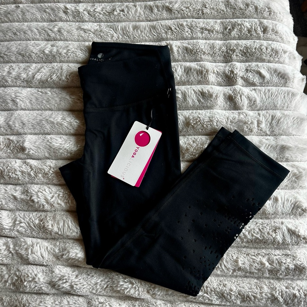 Yogalicious Black Leggings - NWT - S - 2-pack - Picture 1 of 3